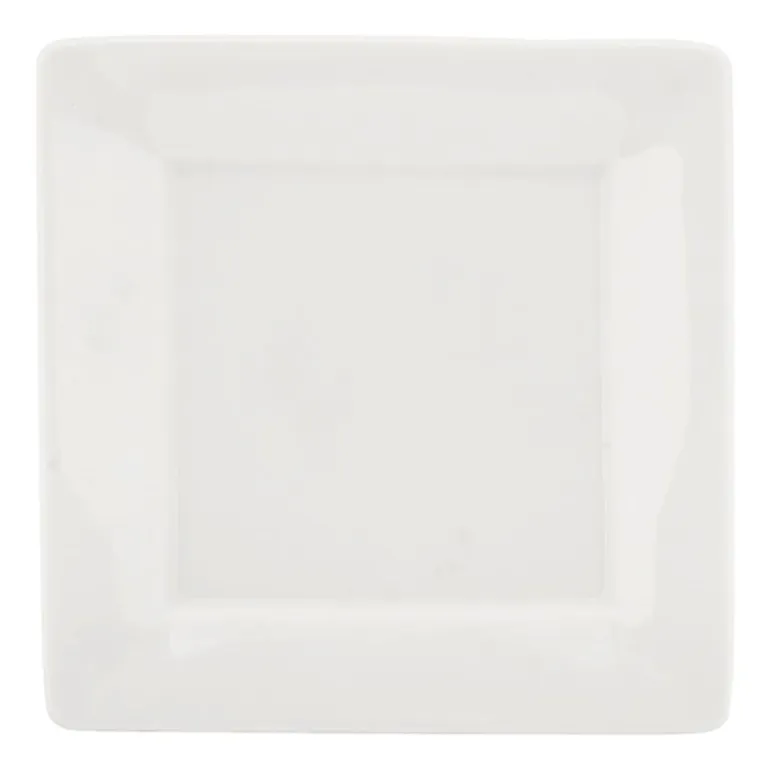 Gebaksbord porselein - 15x15cm