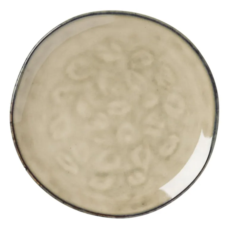 Gebaksbordje Toscane - beige - ø15.5 cm