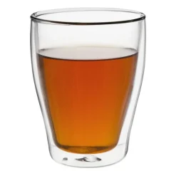 Glas dubbelwandig taps - groot - 350 ml