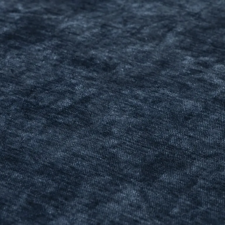 Gordijn chenille - blauw - 140x250 cm