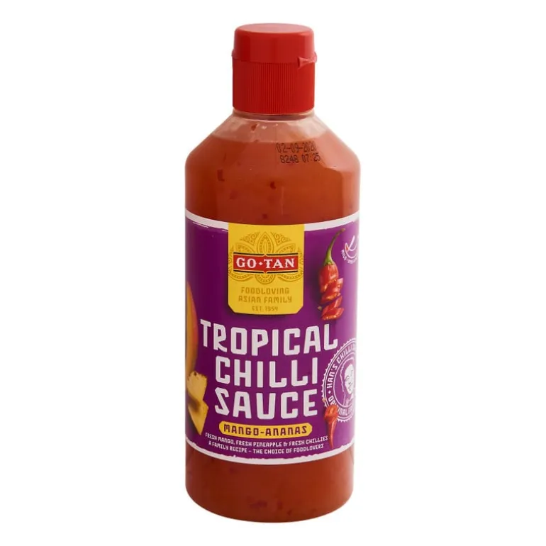 Go-Tan chilli saus - mango/ananas - 500 ml