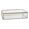 Gouden box - rechthoekig - 23x14x5,5 cm
