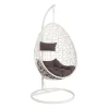 Hangstoel swing met standaard - wit - ø104x200 cm