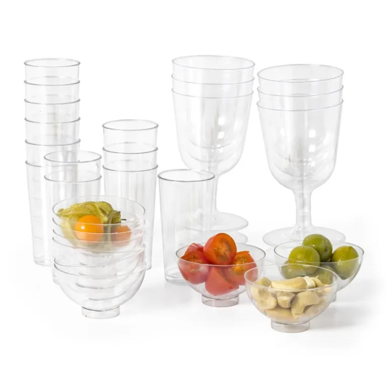 Herbruikbare wijnglazen - 6 stuks - 160 ml