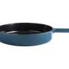 Hugo Kennis koekenpan - gietijzer - blauw/zwart - ø24 cm