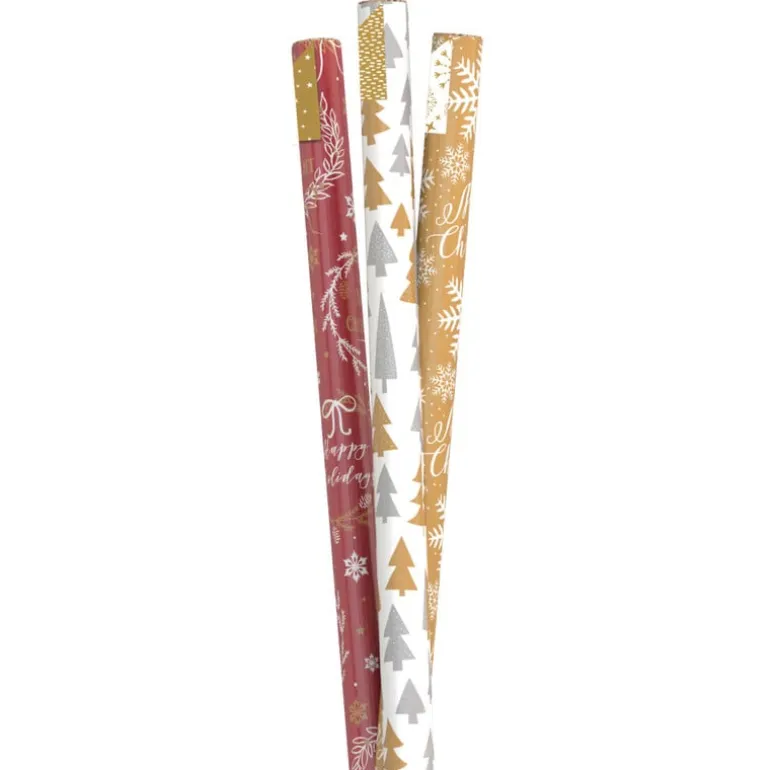 Inpakpapier duo color - multikleur - 70x200 cm