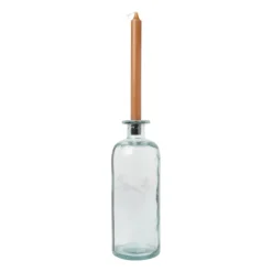 Kaarsenhouder voor fles - zwart - ø5x2.6 cm