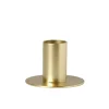 Kandelaar laag - goud - ø6x4 cm