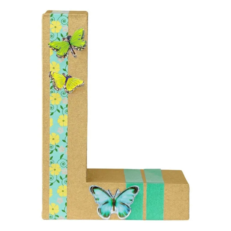Kartonnen letter L
