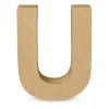 Kartonnen letter U