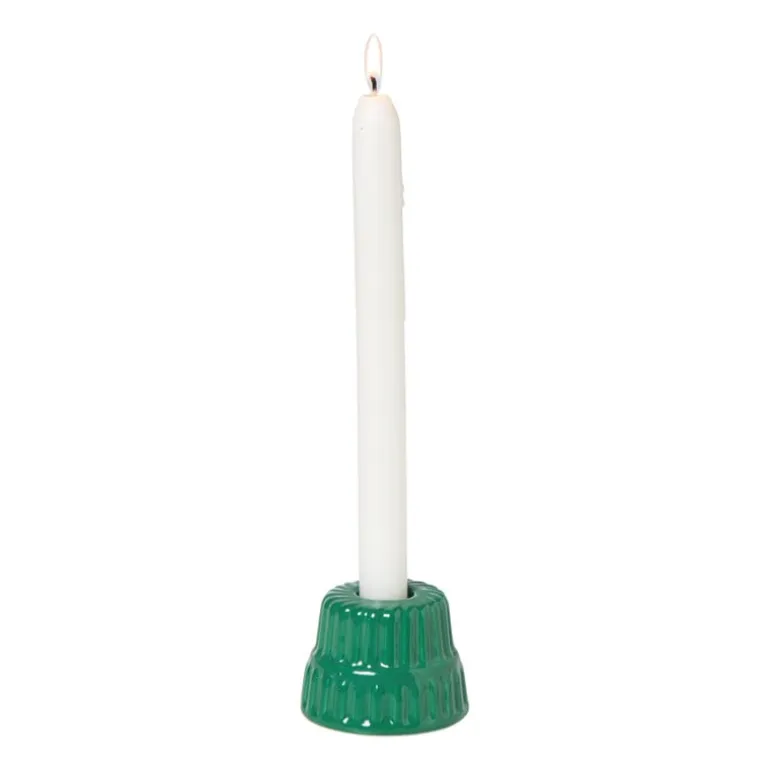 Kerst kandelaar tulband - ø7x5 cm - diverse varianten