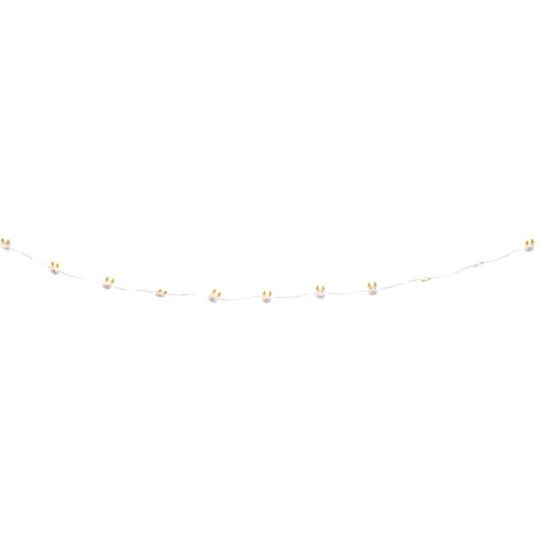 Kerst lichtslinger met rendiertjes - bruin - 1.9 meter