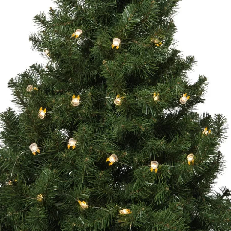 Kerst lichtslinger met rendiertjes - bruin - 1.9 meter