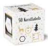Kerst naamstickers - diverse varianten - set van 50