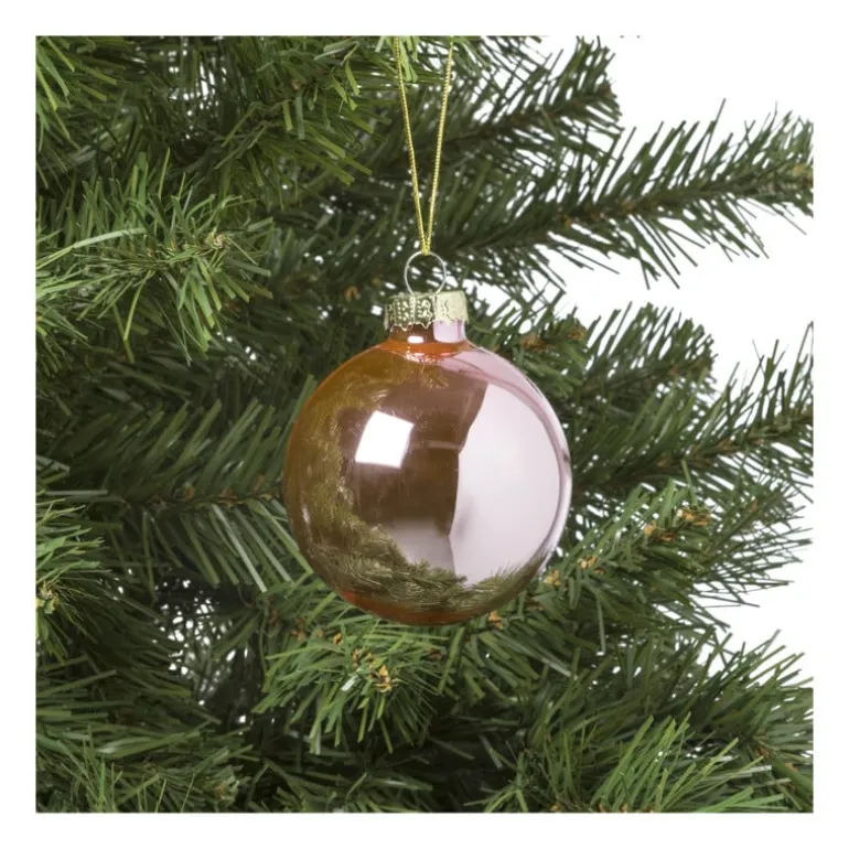 Kerstbal box - set van 8 - ø7 cm