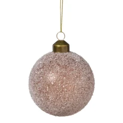 Kerstbal frozen - bruin