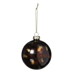 Kerstbal glossy - bruin