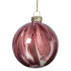 Kerstbal glossy - paars