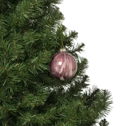 Kerstbal glossy - paars