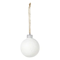 Kerstbal LED figuurtjes - wit