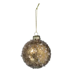Kerstbal shiny - goudkleurig