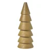 Kerstboom hout - bruin - ø5.5x15 cm