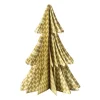 Kerstboom papier clashing colours - 25 cm