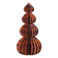 Kerstboom papier clashing colours - 26 cm