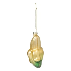 Kersthanger banaan - geel - 12x6.5x5.5 cm