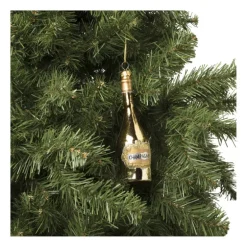 Kersthanger champagne - diverse varianten - ø4.5x15.5 cm