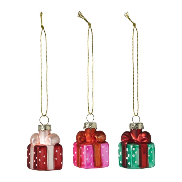 Kersthangers mini - cadeautjes - set van 3