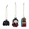 Kersthangers mini - games - set van 3