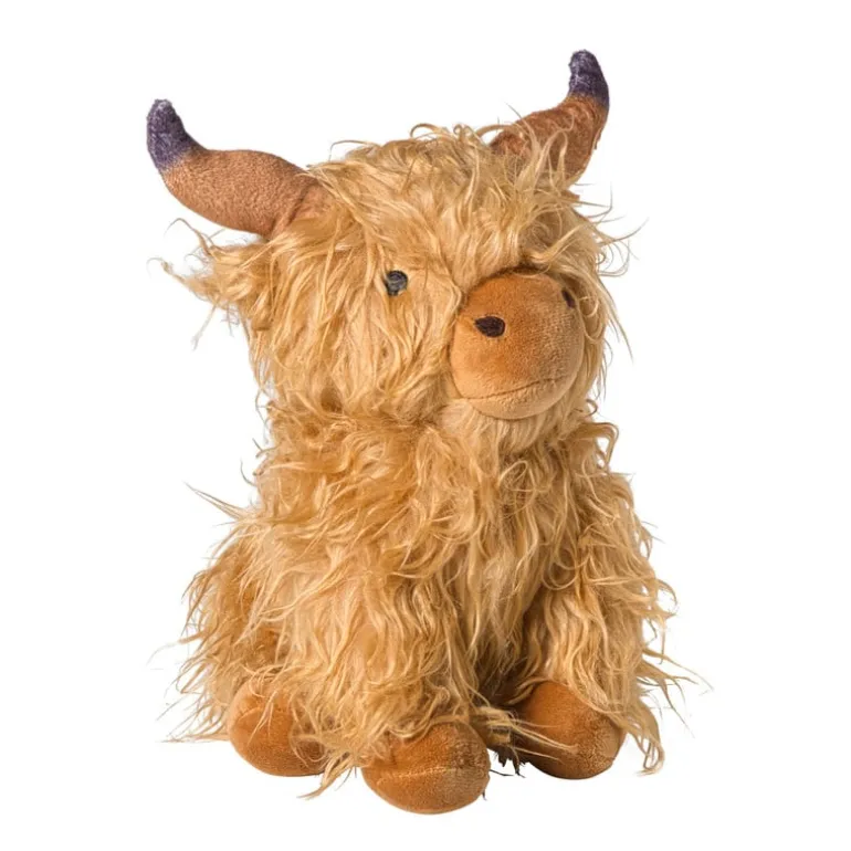 Kerstknuffel koe - multikleur