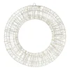 Kerstkrans met LED lampjes - warm wit - ø36 cm