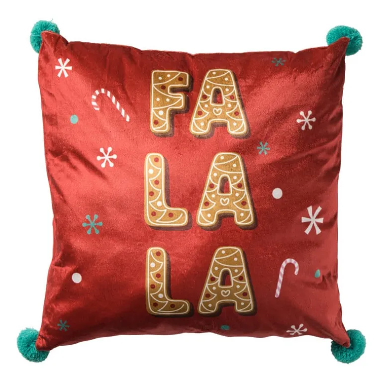 Kerstkussen ho ho ho - 45x45 cm - diverse varianten