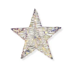 Kerstster LED regenboog - 30 cm
