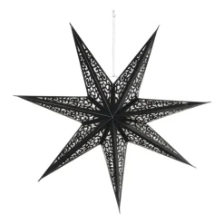 Kerstster papier - bruin - 60 cm