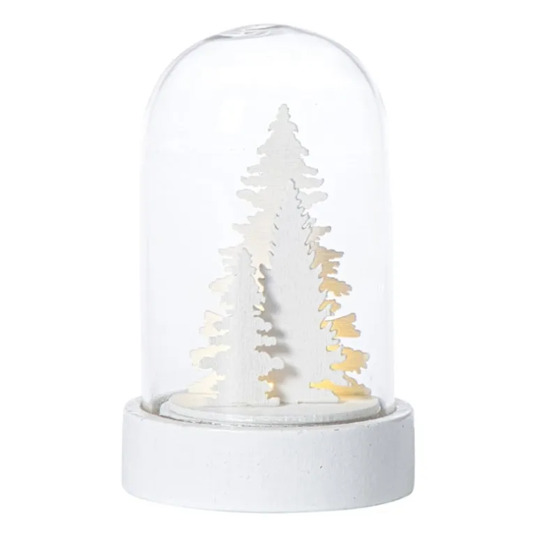 Kerststol met kerstfiguur en LED - diverse varianten