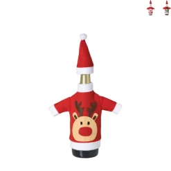 Kersttrui voor wijnfles - diverse varianten
