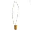 Ketting shotglas NY - diverse kleuren - 80 cm