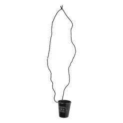 Ketting shotglas NY - diverse kleuren - 80 cm