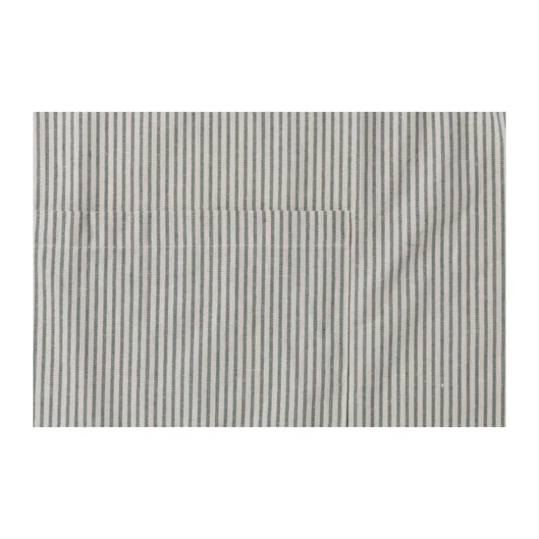 Keukenschort gestreept - groen/wit - 65x85 cm