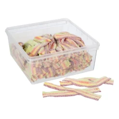 Kilo snoep zure matten - 4 kleuren - 1 kg