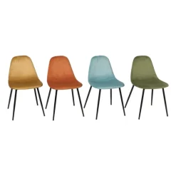 Kinderstoel Ivy - geel - 60x36.5x33.5 cm