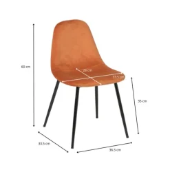 Kinderstoel Ivy - terra - 60x36.5x33.5 cm