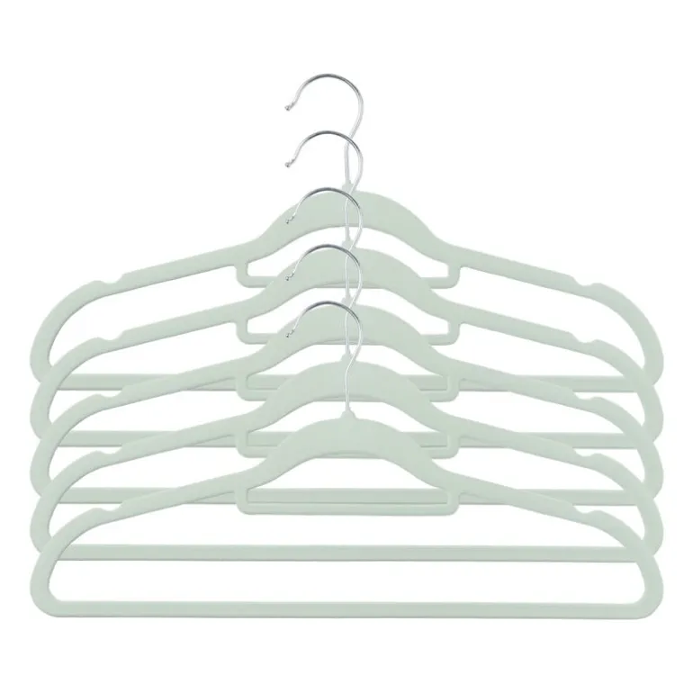Kledinghanger vilt - groen - set van 5
