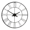 Klok Boston - zwart metaal - ø70 cm