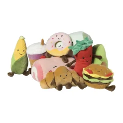 Knuffel donut - multikleur - ø16 cm