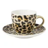 Kop en schotel panter - 190 ml