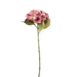 Kunstbloem hortensia - lichtroze - 63 cm